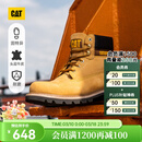 卡特（CAT）经典大黄靴马丁靴男鞋牛皮面固特异春季户外工装靴P7756P1EDC 经典款 42