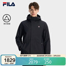 FILA斐乐官方男士棉服2026春新款时尚休闲简约基础保暖连帽外套