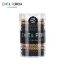 依慧达（Evita Peroni ）高弹力橡皮筋发绳女扎头发头绳发圈生日礼物送女友 橙棕黑杏