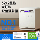 小白熊消毒柜婴儿 奶瓶消毒带烘干一体机紫外线34颗灯珠负离子25L-2030