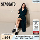 思加图杨幂同款2026春秋叶伯爵乐福鞋皮鞋女EGB60AA6 松露黑 37