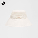 lululemon丨Extra-Wide 女士加宽帽檐遮阳帽 防晒 LW9GE7S 浅象牙白/顽趣卡其 M /L