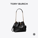 Tory Burch汤丽柏琦【宋雨琦同款】CHARLIE 绗缝抽绳水桶包肩背包TB 185831 黑色 001 OS