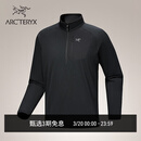 ARC'TERYX始祖鸟 DELTA 1/2 ZIP 男子 抓绒衫 BLACK/黑色 M