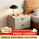 千禧华府床头柜卧室家用小型床头柜子现代简约床头储物柜轻奢风床边柜50