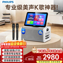 飞利浦（PHILIPS）家庭ktv音响套装户外便携广场舞蓝牙音响带屏幕唱k歌专用移动音箱点歌机家用卡拉ok一体机 SD280