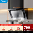 美的（Midea）抽吸排油烟机 家用大吸力侧吸式油烟机上门安装以旧换新出租房屋脱排烟机CXW-200-J30