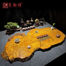 玺翰雅（ROYHOYE）黄金樟整块实木茶盘原木根雕茶台功夫茶具排水家用泡茶托盘臻品 精品黄金樟 142*70*6cm