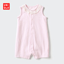 优衣库婴幼儿宝宝爬爬服/无袖婴儿衣服连体衣26春夏新款483023 10 水粉色 90cm