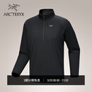 ARC'TERYX始祖鸟 DELTA 1/2 ZIP 男子 抓绒衫 BLACK/黑色 M
