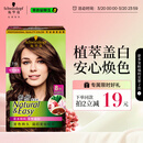 施华蔻（Schwarzkopf）怡然染发霜4.7/9可可棕色 染发剂植物染发膏自己染男女盖白发