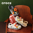 卡骆驰（CROCS）洞洞鞋贝雅卡骆班轻便耐磨一脚蹬休闲鞋|205089 黑色/白色-066 43 (270mm)