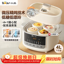 小熊（Bear）电炖锅 炖盅 隔水炖锅炖汤盅煲汤锅 燕窝炖盅婴儿煮粥 电炖盅4.1L家用3-4人微压电炖锅DDZ-J25G2