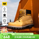 卡特（CAT）经典大黄靴马丁靴男鞋牛皮面固特异春季户外工装靴P7756P1EDC 经典款 42