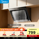 美的（Midea）抽吸排油烟机 家用大吸力侧吸式油烟机上门安装以旧换新出租房屋脱排烟机CXW-200-J30