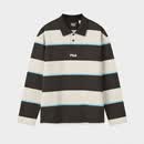 斐乐（FILA）男子POLO衫 2026春款时尚宽松针织长袖上衣 F11M619216F 深土色 M 170_92A