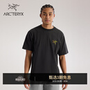 ARC'TERYX始祖鸟 KRAGG COTTON LOGO SS 透气 男子 棉质短袖T恤 24K BLACK/黑色 L