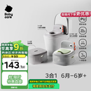 babycare儿童马桶宝宝马桶坐便器小马桶小恐龙多功能坐便器 温特绿