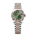 劳力士（ROLEX）女装日志型 橄榄绿钻刻 自动机械机芯 100米防水 28mm  瑞表 女表