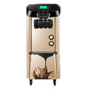 NGNLW冰激凌机商用全自动雪糕机奶茶店摆摊脆皮蛋筒立式软质甜筒机 香槟色（豪华款）-立式