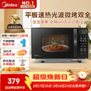 美的（Midea）微波炉烤箱一体机 小型家用20升微波炉  光波加热 钻石背板（M1-L201B）