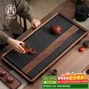 尚言坊德国电木茶盘茶托盘带排水高档大气轻奢家用办公功夫茶具干泡茶台