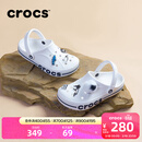 卡骆驰（CROCS）洞洞鞋贝雅卡骆班轻便耐磨一脚蹬休闲鞋|205089 白/深蓝-126 37 /38(230mm)