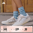 adidas ENTRAP美式校园风运动少年感复古篮球风板鞋男女阿迪达斯   米白色/灰色   38