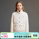 ELLE KIDS童装 菱格绗棉立领棉服女童冬季新款复古老钱风保暖外套