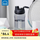 乐扣乐扣（LOCK&LOCK）大容量水杯tritan运动摇摇杯便携提手水壶男女塑料杯子1.5L黑色