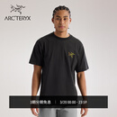 ARC'TERYX始祖鸟 KRAGG COTTON LOGO SS 透气 男子 棉质短袖T恤 24K BLACK/黑色 L