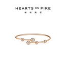 周大福HeartsOnFire赫兹斐亚DREAM钻石手镯18K金手镯女可选礼物 UU7526 18K玫瑰金 60mm
