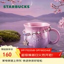 星巴克（Starbucks）暮樱翩翩马克杯配挂链410ml咖啡泡茶水杯子办公居家生日礼物男女
