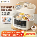 小熊（Bear）电炖锅 炖盅 隔水炖锅炖汤盅煲汤锅 燕窝炖盅婴儿煮粥 电炖盅4.1L家用3-4人微压电炖锅DDZ-J25G2