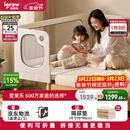 爱果乐（IGROW）儿童拼接床大人可睡无缝拼接婴儿床多功能床可折叠床护栏可升降