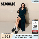 思加图杨幂同款2026春秋叶伯爵乐福鞋皮鞋女EGB60AA6 松露黑 37