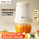 小熊（Bear）婴儿辅食机 绞肉机家用小型多功能打泥搅拌机宝宝料理机 蒜蓉机 家用迷你绞馅碎肉机 QSJ-T02W8