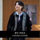 加拿大鹅（Canada Goose）Simcoe 女士羊羔绒连帽衫羊毛抓绒夹克大鹅外套 7016W 61 黑色 M