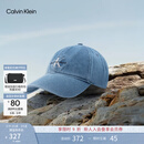 Calvin KleinJeans情侣ck刺绣潮流复古棉质弯檐牛仔棒球帽 458-牛仔蓝 均码 OS
