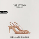 华伦天奴VALENTINO女士 VLOGO SIGNATURE 漆皮高跟鞋 肉桂粉色（建议选小半码） 37.5