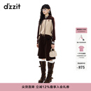 DZZIT【刘浩存同款】地素短裤2025冬新款美拉德灯芯绒五分裤女3J4Q104 棕色 XS