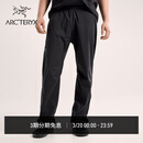 ARC'TERYX始祖鸟 SQUAMISH PANT 透气 男子 速干长裤 Black/黑色 LS