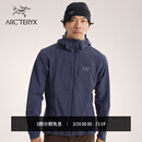 ARC'TERYX始祖鸟 GAMMA MX HOODY 防风 男子 软壳夹克 BLACK SAPPHIRE II/蓝黑色 M