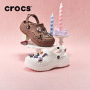 卡骆驰（CROCS）贝雅云彩女士洞洞鞋户外休闲鞋|208186 白色-100 36 /37(230mm)