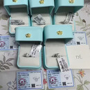 小方糖新货上架S925纯银活口戒指莫桑钻代购带证书小票礼盒现货 胖东来一克拉带钻戒指【小票+证书+礼盒】 活口【大小可调节】