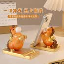 Howtreats马上有钱车载摆件手机支架马年吉祥物办公室桌面装饰挂件送礼物品