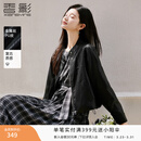 香影酷飒风黑色皮衣女2026春季新款高级感洋气pu机车短款夹克外套 黑色 M 160/84A/95-110斤