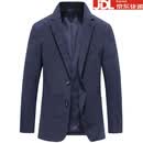 BOSS男装西装外套春季新款青年白色休闲西服男感薄款便西上衣 蓝色 L 175(建议体重120-140)