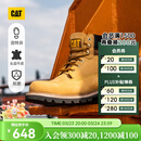 卡特（CAT）经典大黄靴马丁靴男鞋牛皮面固特异春季户外工装靴P7756P1EDC 经典款 42