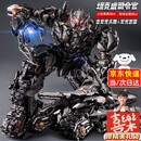 轩岛变形玩具合金刚擎天黄蜂柱机器人威震霸天虎大号手办儿童男孩礼物 霸天虎坦克威震天合金30厘米【发光头雕+发光武器枪】